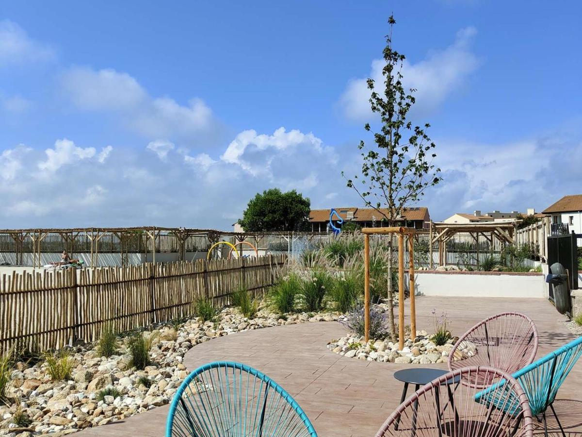 Ferienwohnung T2 4 Pers Le Barcares Rdc Piscine Parking Animaux - Fr-1-195-68 Exterior foto